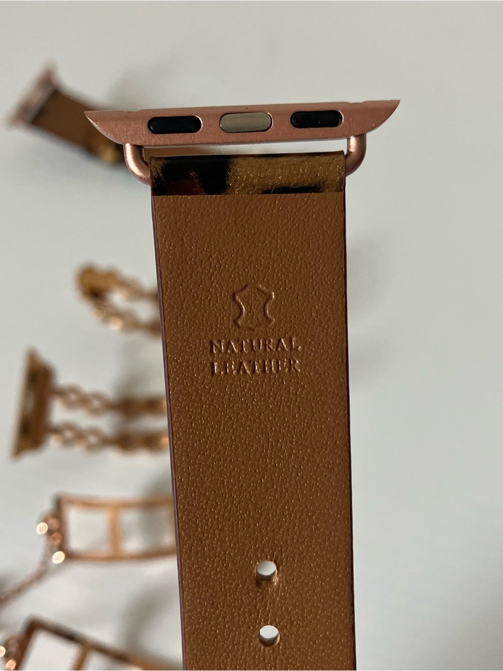 Apple Watch Band Bundle | 5-Piece Set | Leopard + Gold & Rose Gold Bands - Picture 7 of 7